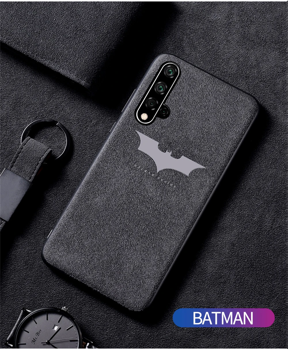 Роскошный кожаный чехол для huawei P20 P30 Pro mate 20 Nova 3 3i 4 5 Honor 10 Lite 9 8X P P10 Plus View V20 V10 V i Play замшевый чехол - Цвет: Imprint Logo BF