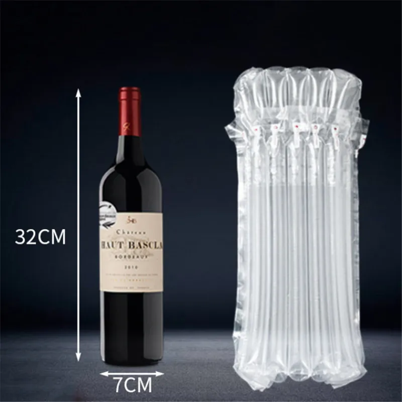 

Red Wine Air Column Bag Inflated Buffer Shockproof Logistics Express Delivery Transport Fragile Collision avoidance Packing Bag