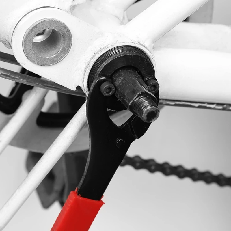 

Bicycle Repair Wrench Bike Crankset Shaft Flywheel Lock Ring Disassembly Spanner Bottom Bracket Removal Tool