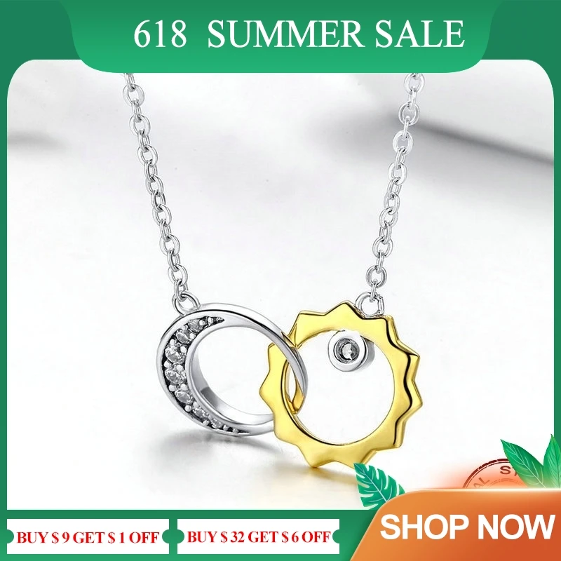 Женское колье-чокер из серебра с Луной и звездами | Украшения аксессуары