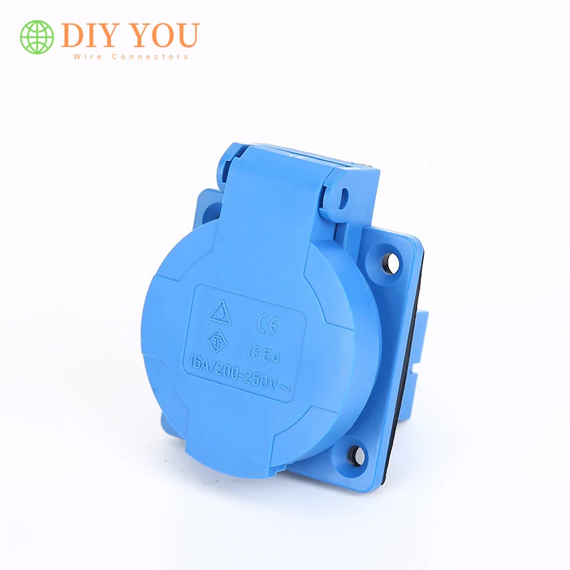 16A 220V 240V Американская классификация проводов 2р + электронная сигарета IP44