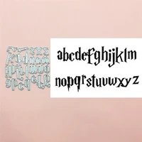 lowercase letters metal cutting dies stencils for diy scrapbooking stampphoto album decorative embossing paper cards