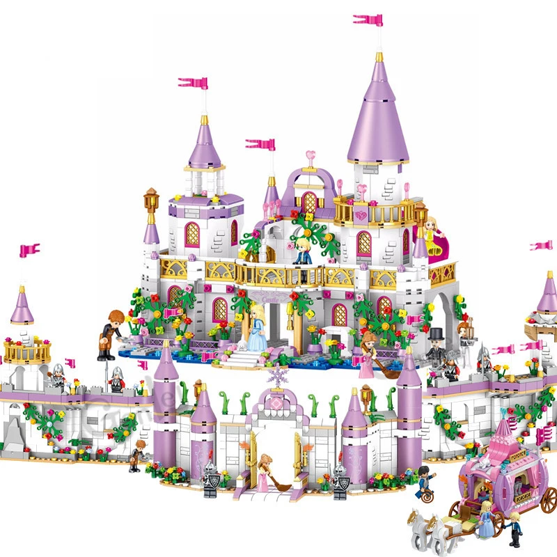 Лидер продаж 2020 Новый конструктор Вилла Виндзорский Замок принцессы для девочек