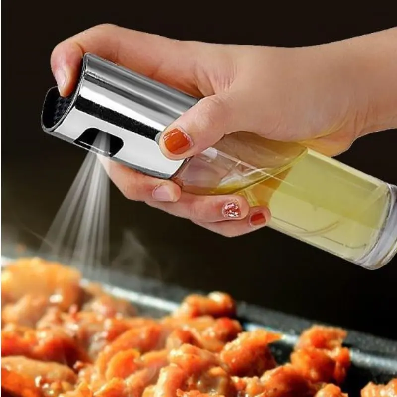 

ABS Olive Oil Spray Bottle Baking Oil Vinegar Olive Pump Spray Bottles BBQ Barbecue Cooking Tool Can Pot Cookware Kitchen Tool