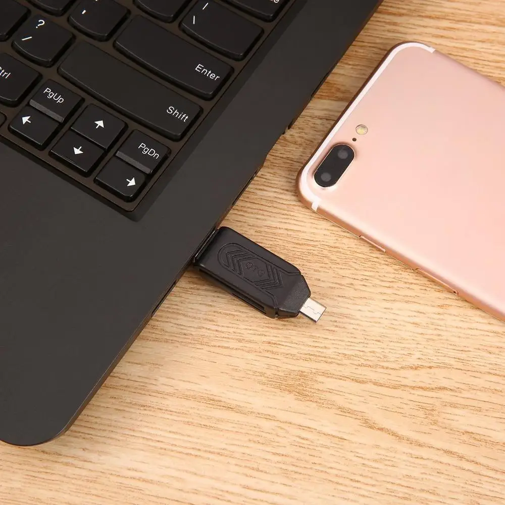 ABS 55x16x10 мм Универсальный кардридер для мобильного телефона ПК Micro USB OTG флэш-память