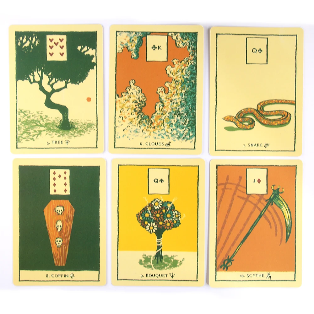 

Green Glyphs Lenormand Cards Divination Fortune Telling Game