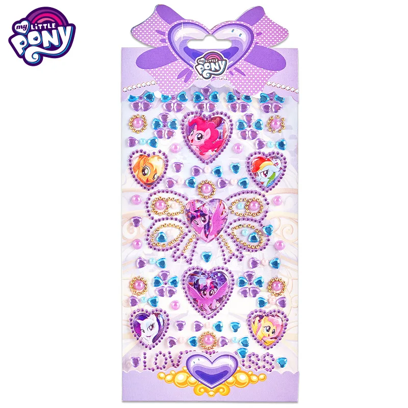 Детские алмазные наклейки My Little Pony с мультяшными кристаллами праздничный