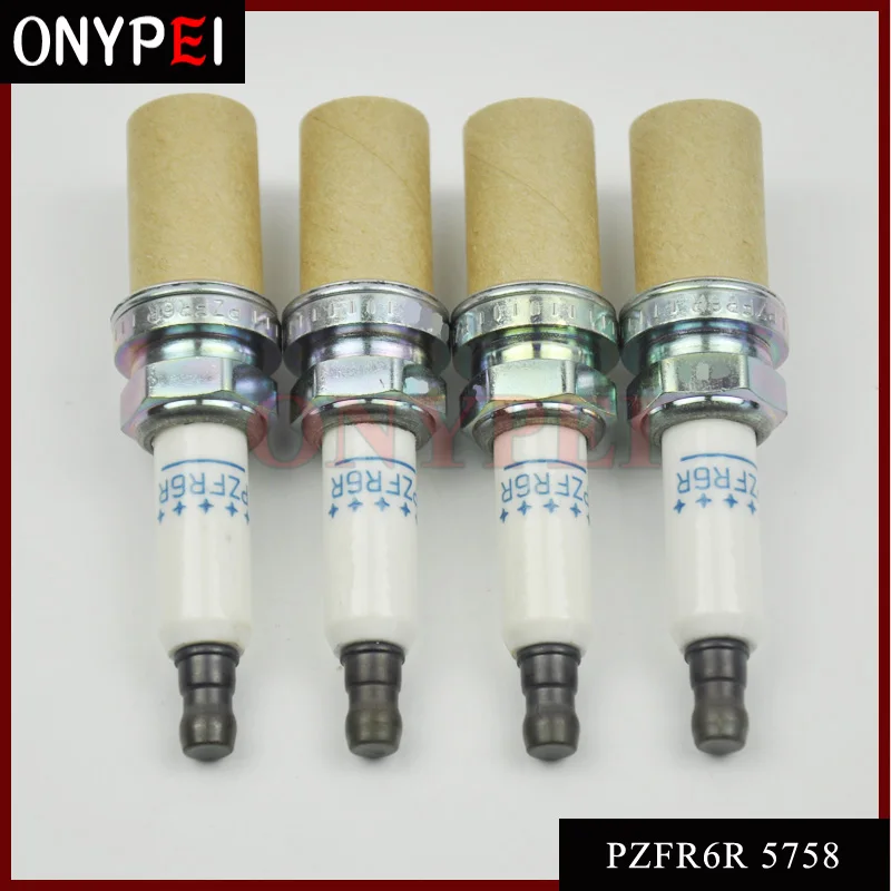 4pcs/lot Laser Iridium Spark Plug PZFR6R 5758 For A1 A3 Passat EOS Skoda Seat PZFR6R-5758 | Автомобили и мотоциклы
