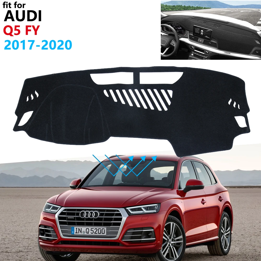 Защитная накладка на приборную панель для Audi Q5 II 2017 2018 2019 2020 FY автомобильные