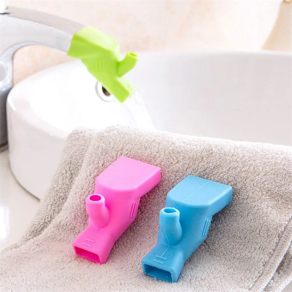 

Safety Silicone Faucet Extender Children's Hand Washing Auxiliaryfood-grade Silicone Baby Tap Faucet Extender Fountain