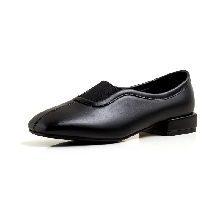 

Oversize Large size Big Size Square head low heel shoes ladies high heels women shoes woman pumps