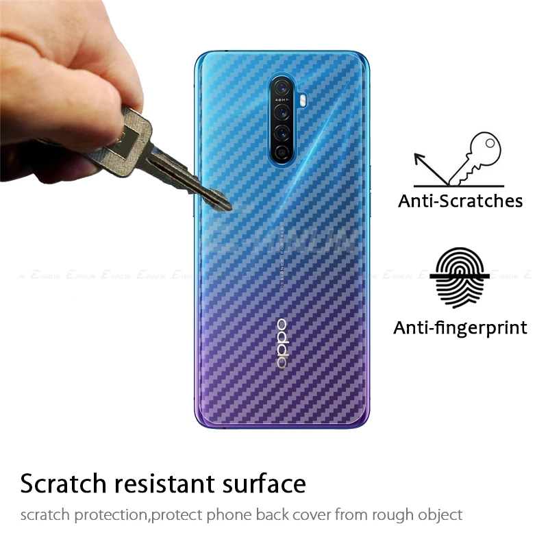 2 шт. мягкая задняя крышка протектор экрана для OPPO Reno Ace 5G Z 10x zoom 3D углеродное волокно Наклейка защитная пленка не закаленное стекло