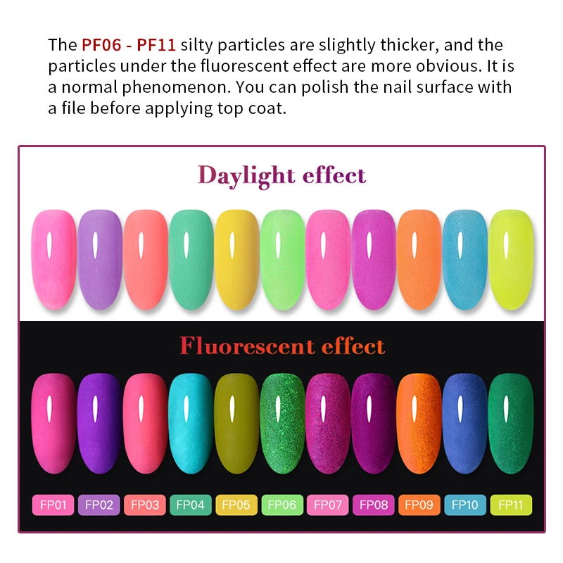 BORN PRETTY флуоресцентный Dip набор порошка для ногтей без УФ-лампы отвержденный