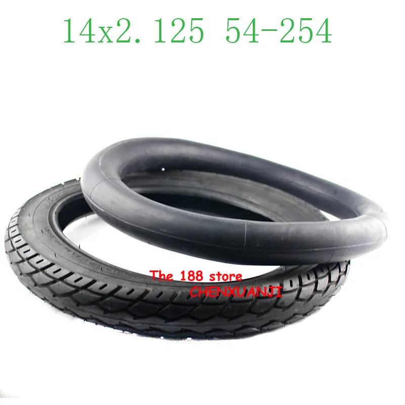 Сделано в китайский Электрический велосипед шины 14*2 125 E-bike противоскользящая