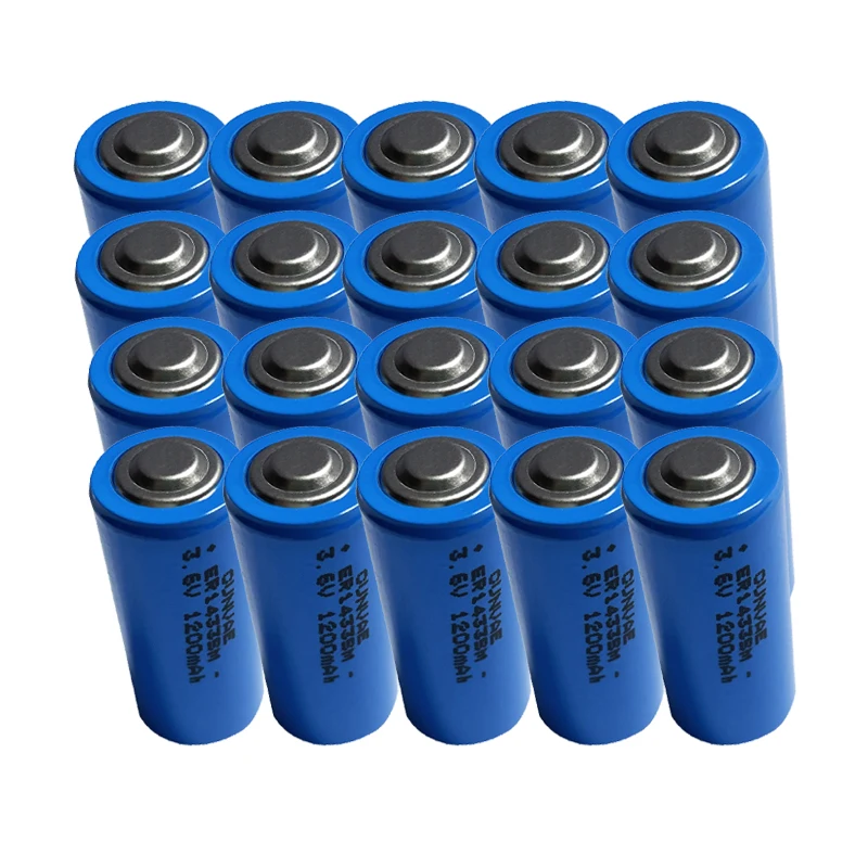 

20PCS ER14335M 1200mah 14335 LiSOCL2 battery 2/3AA High magnification energy type for video camera water electricity gas meter