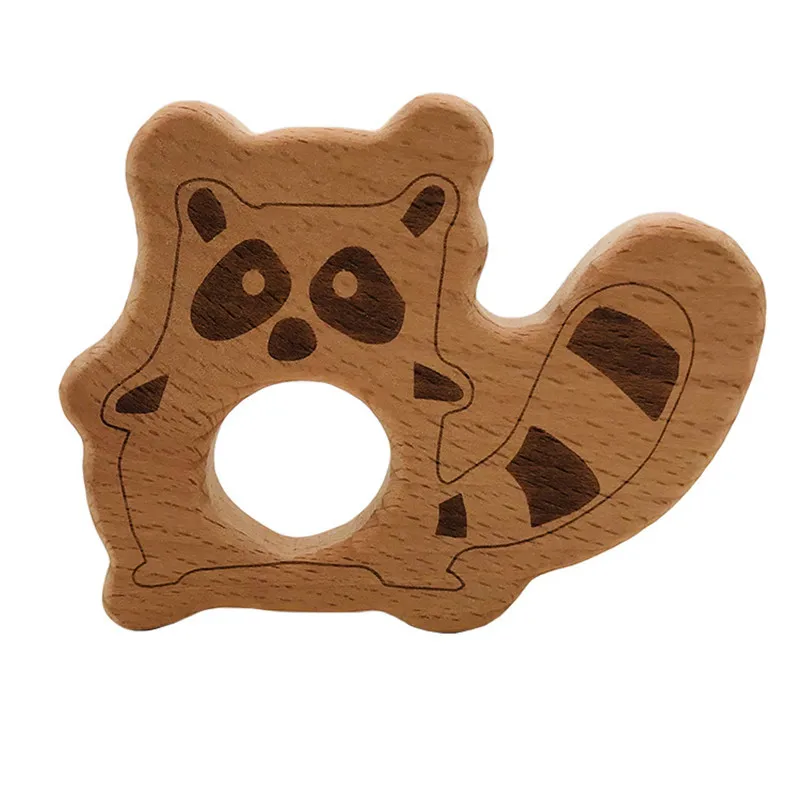 Детские деревянные Прорезыватели для зубов из бука пищевого класса деревянный