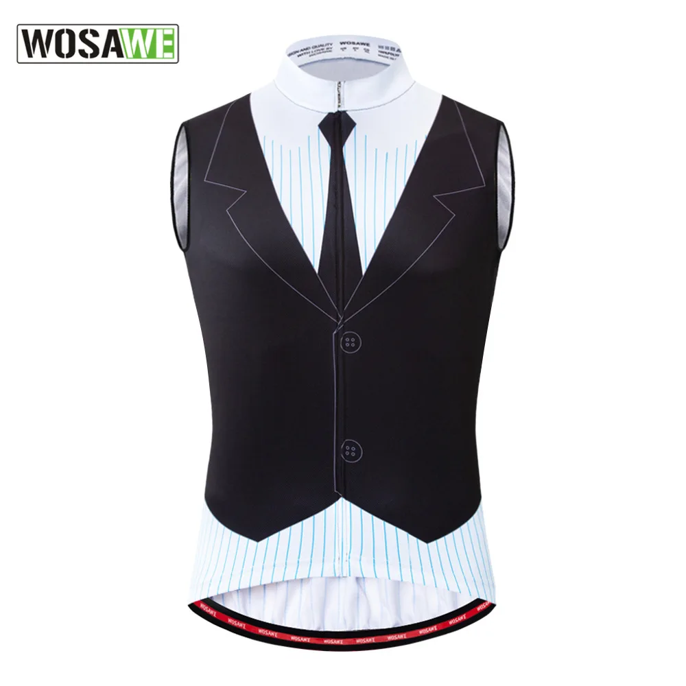Мужские велосипедные рубашки WOSAWE без рукавов для езды на мотоцикле мужские майки