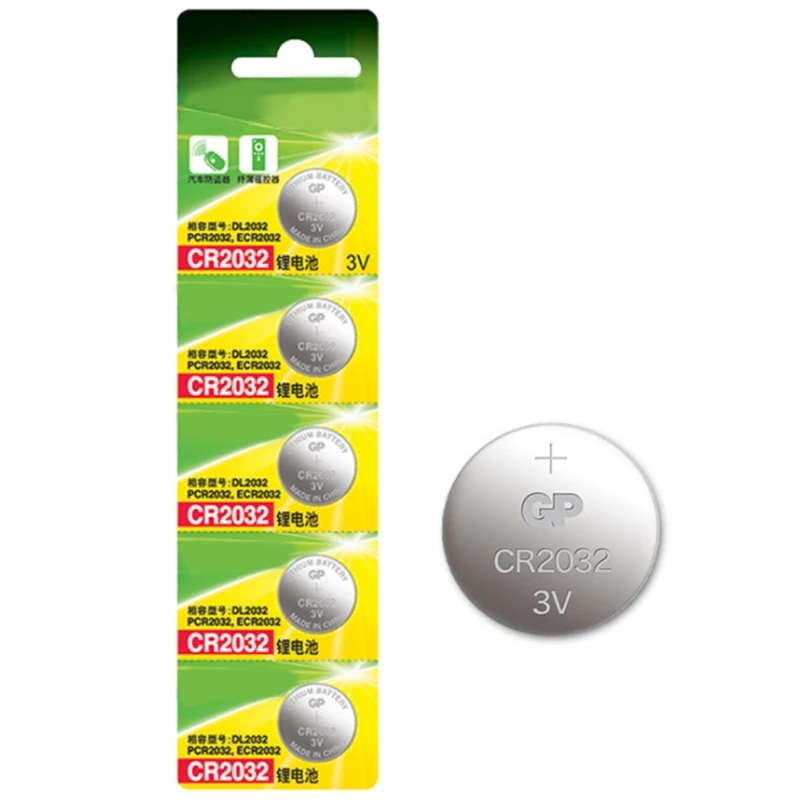 

652E CR2032 Button Cell Battery 3V Lithium Batteries CR 2032 for Watch Toys Computer