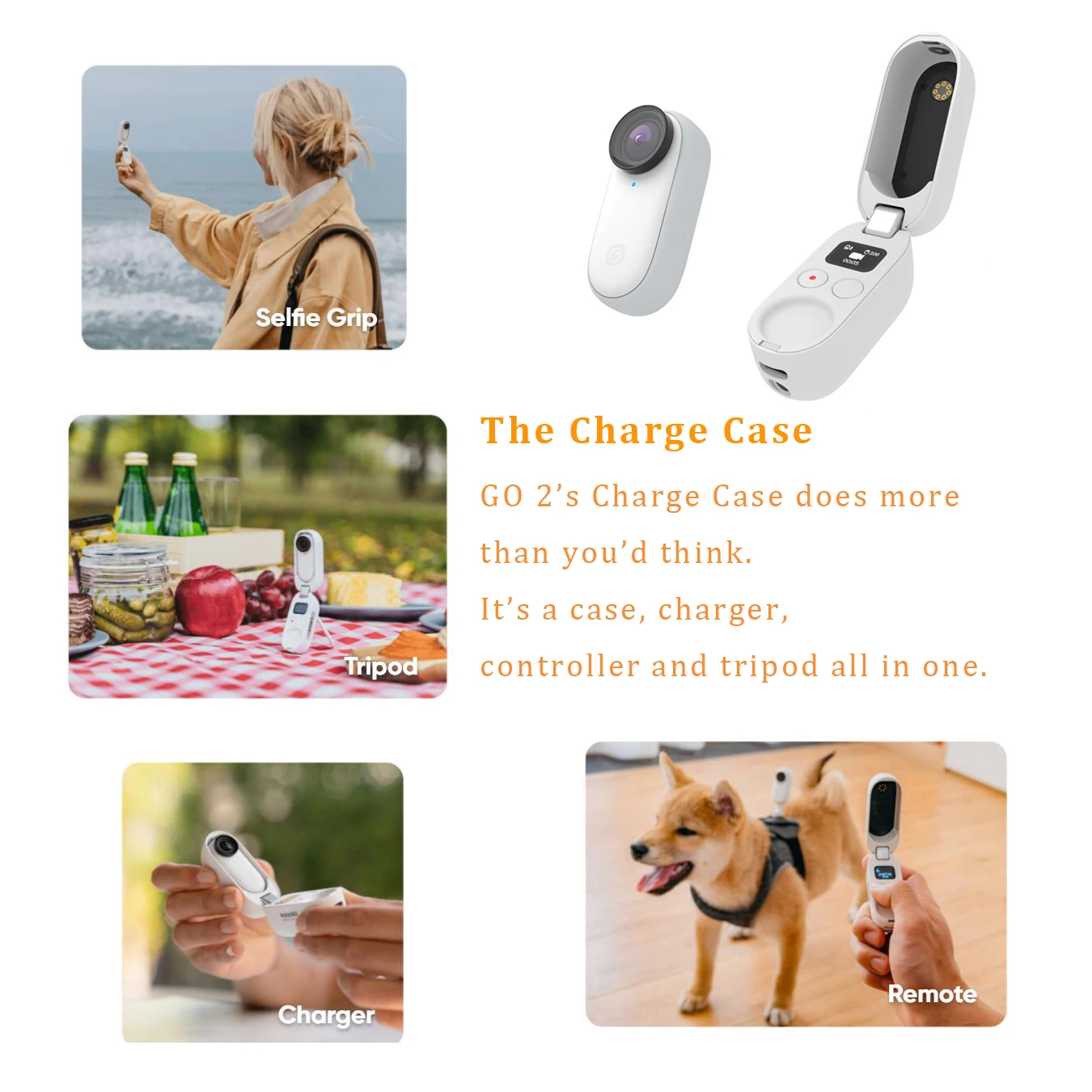 Экшн-камера Insta360 GO 2 миниатюрная водонепроницаемая Спортивная камера экшн-камера