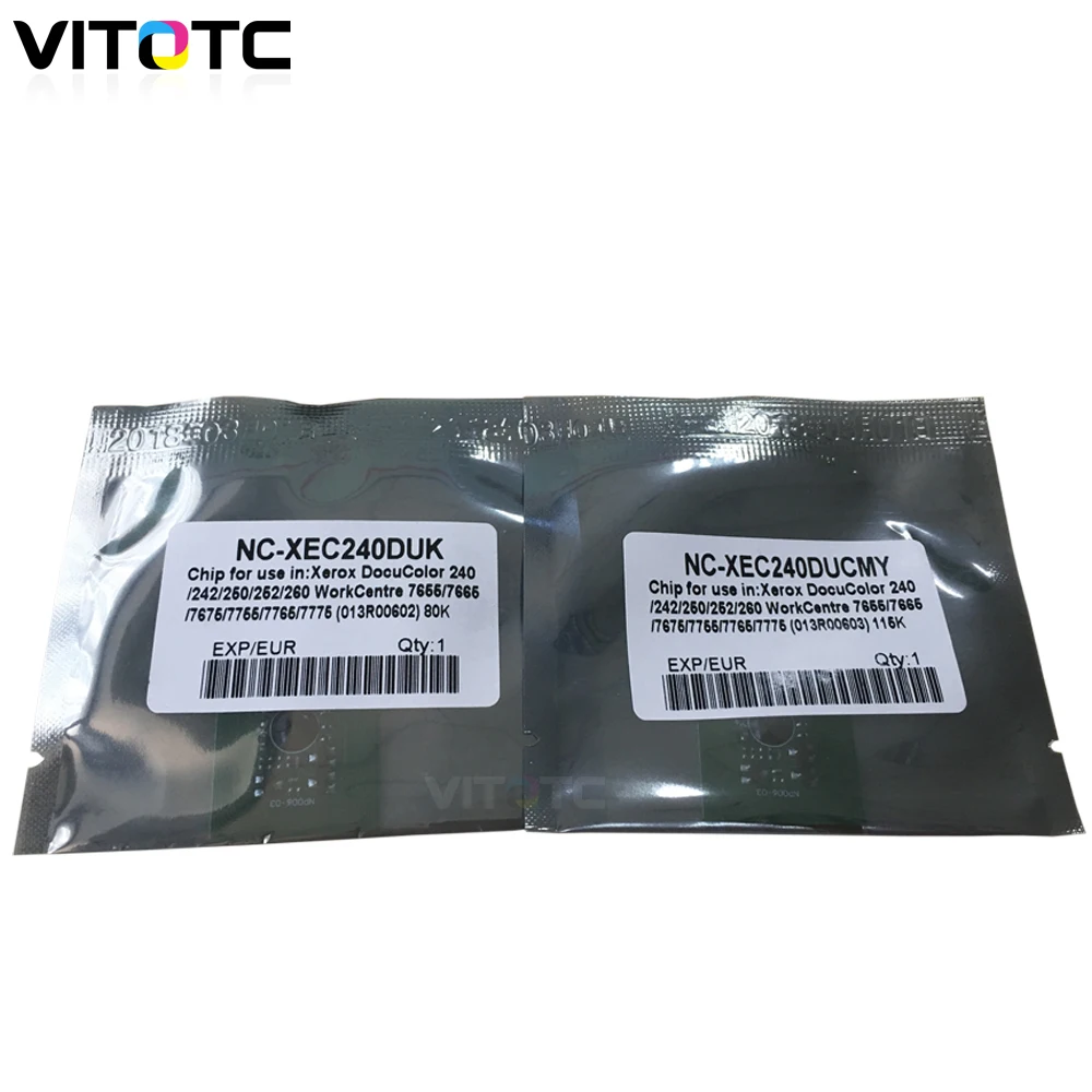 4х барабанный чип для Xerox DocuColor DC 240 242 250 252 260 WorkCentre 7655 7665 7675 7755 7765 7775 Сброс