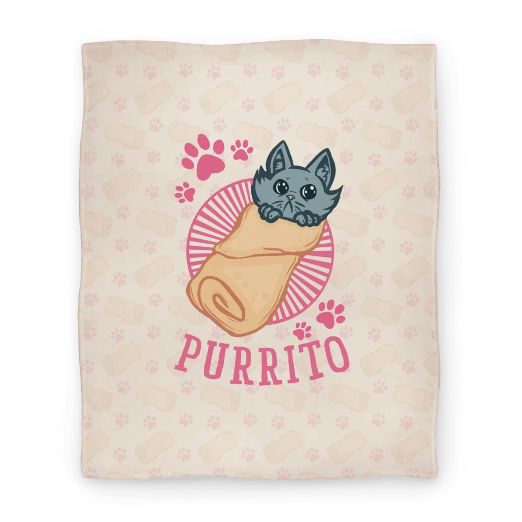 Одеяла Purrito из кораллового флиса теплое детское одеяло для детей и взрослых