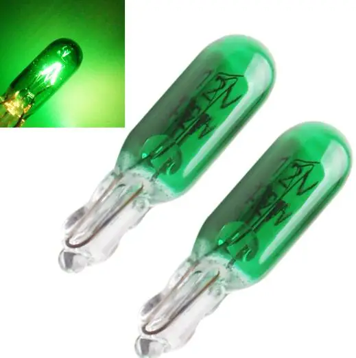 10/20 шт. T5 W3W светодиодные лампы для салона автомобиля, предупреждающий индикатор приборной панели, клин 12 В, авто приборная лампа, аксессуары для сигнальной лампы