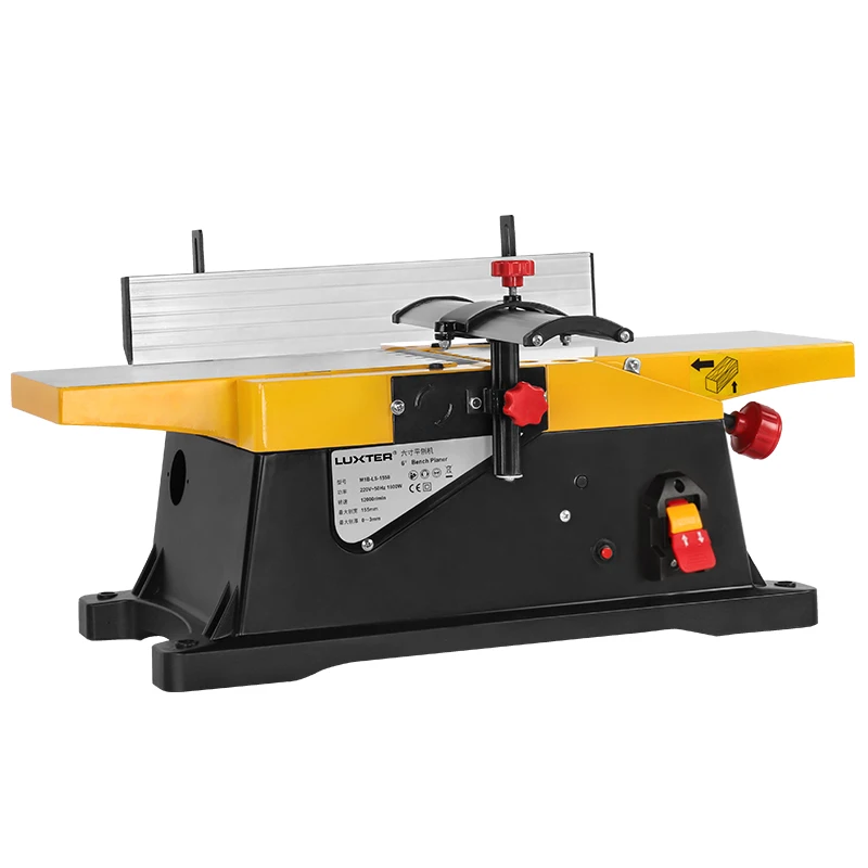 LUXTER 1800w Electric Wood Thicknesser Planer Multifunctional For Woodworking electric planer machine |