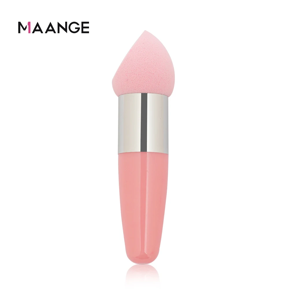 Спонж MAANGE Профессиональный со скошенной ручкой 1 шт. косметическое спонж для