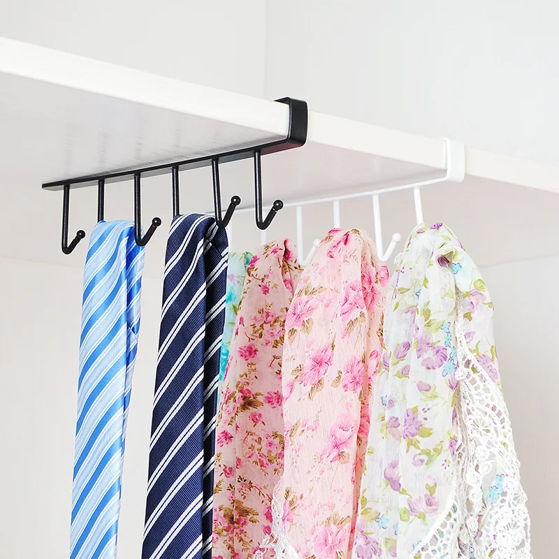 

Creative European-style Iron-free Cabinet-free Cabinet,6-Hook Hanging Hook for Hanging Hook of Kitchen Rack