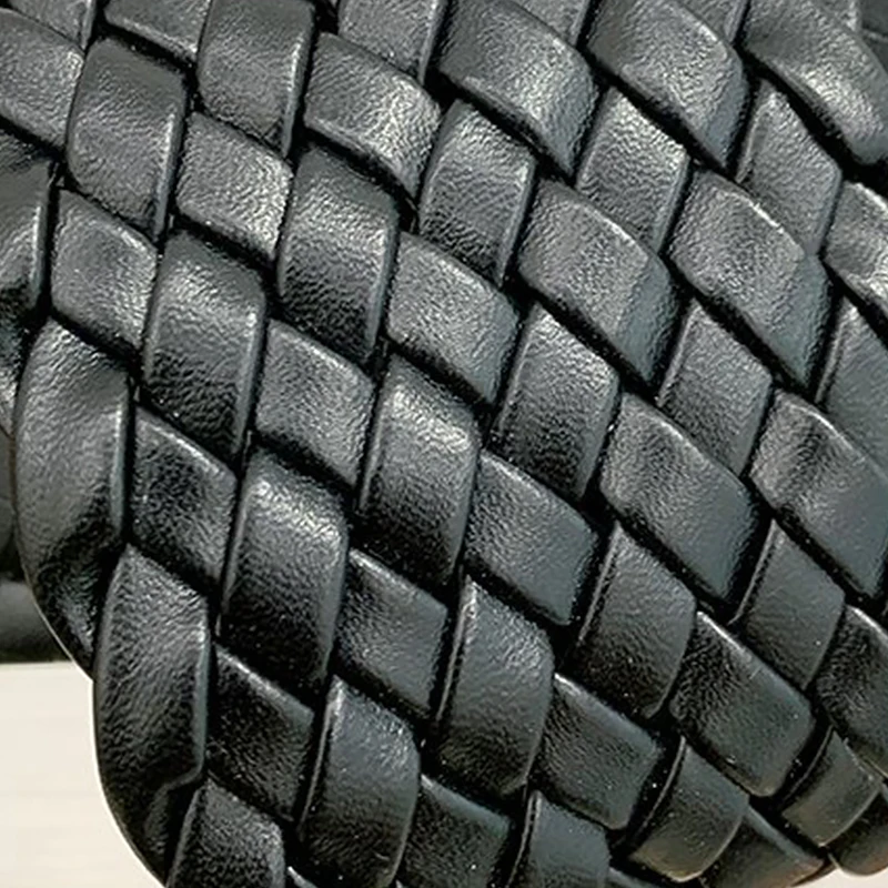 Женские тапочки мюли на плоской подошве Летняя кожаная обувь ручной работы