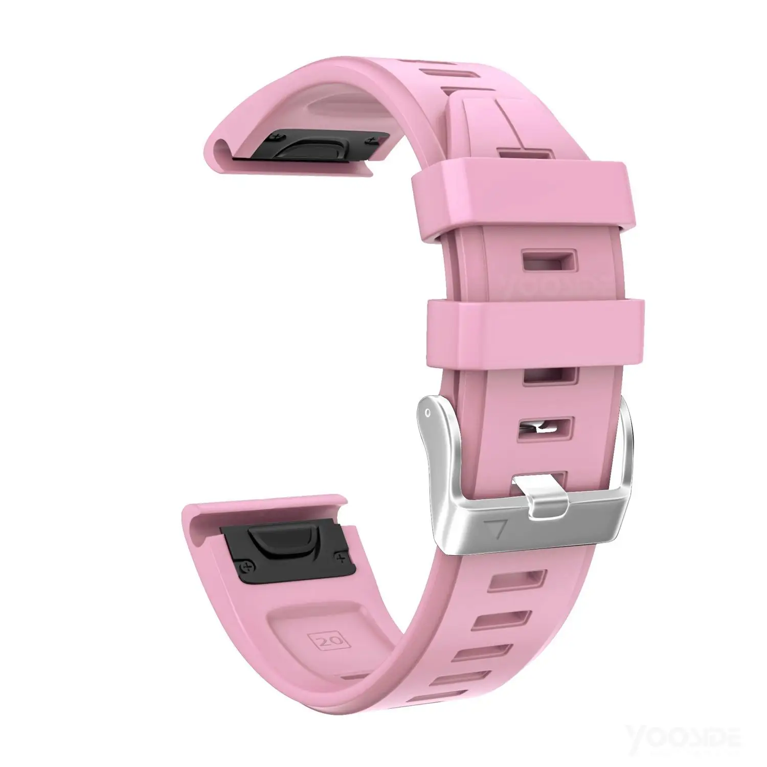 Pink YOOSIDE ремешок для часов Fenix 6S 20 мм Quick Fit силиконовый спортивный водонепроницаемый браслет для Garmin Fenix 5S/5S Plus Smartwatch - Цвет: Pink