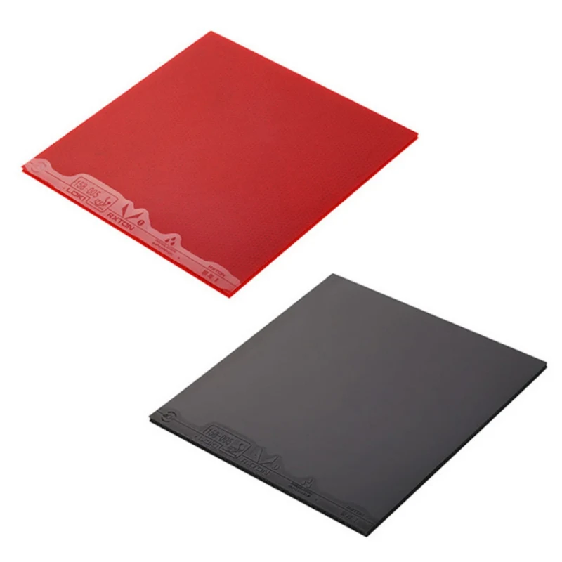 Красный/черный полулипкий Настольный теннисный резиновый жесткая губка для