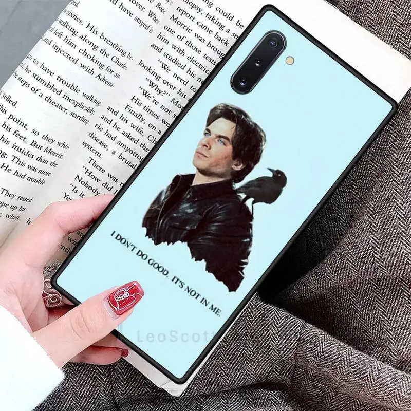 

The Vampire Diaries Stefan Damon Phone Case For Samsung Galaxy S8 S9 S10 Plus S10E Note 3 4 5 6 7 8 9 10 Pro Lite cover