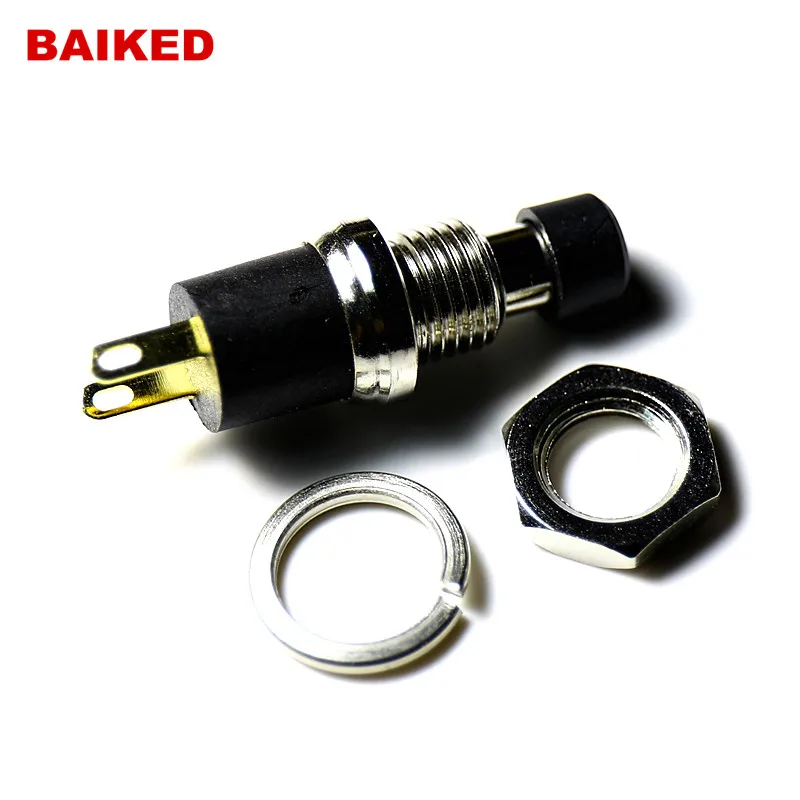 5 шт. Высококачественная самоблокирующаяся Кнопка PB05A SPST нормально открывающаяся