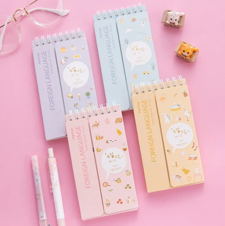 1 шт. Kawaii иностранных английские слова Язык словарь блокнот исследования письменный читать книги планировщик Эсколар. канцелярских принадлежностей - Цвет: 1 Piece in random