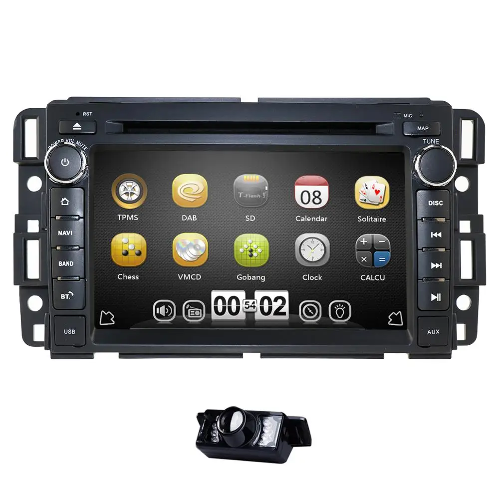 Для GMC Sierra 1500 2500HD 3500HD автомобильный Радио dvd плеер GPS навигация подходит Yukon Chevrolet