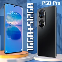 newest p50 pro 7 3inch smartphone 16gb ram 512gb rom android 11 8000mah 3264mp camera 5g 4g net fingerprint unlocked cellphones