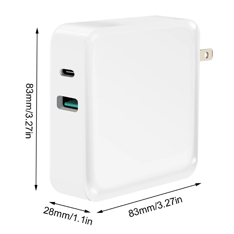 

18W QC3.0 USB Type C PD 87W быстрое зарядное устройство адаптер для ноутбука мобильного телефона планшета ПК