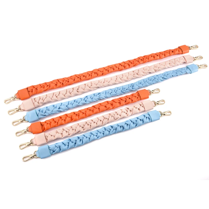 

BAMADER Leather Bag Strap Obag Handle Belts for Women Luxury Handbag Fashion Knit Brand Wide Shoulder Strap DIY Bags Accessories