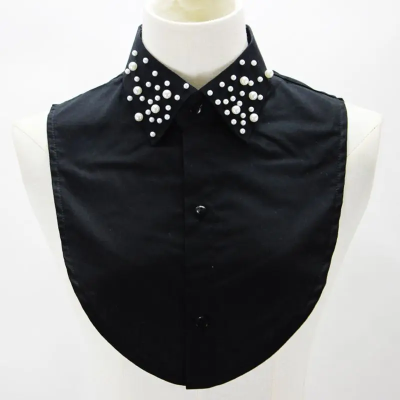 Модное женское жемчужное украшение с искусственным воротником съемный воротник