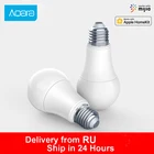 Умная Светодиодная лампа Aqara Zigbee, лампа с дистанционным управлением, 9 Вт, E27, 2700K-6500K, работает с приложением Apple Homekit