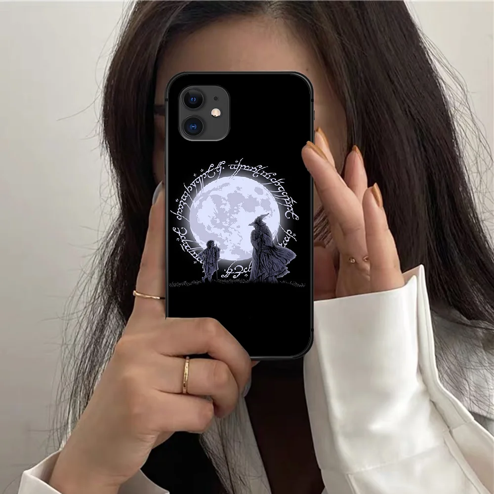 

Lotrs Movie Rings Phone Case For Iphone 12 Mini 11 PRO X XR XS MAX 6 6s 7 8 Plus 4 5 5s SE 2020 black Bumper Painting Prime Soft