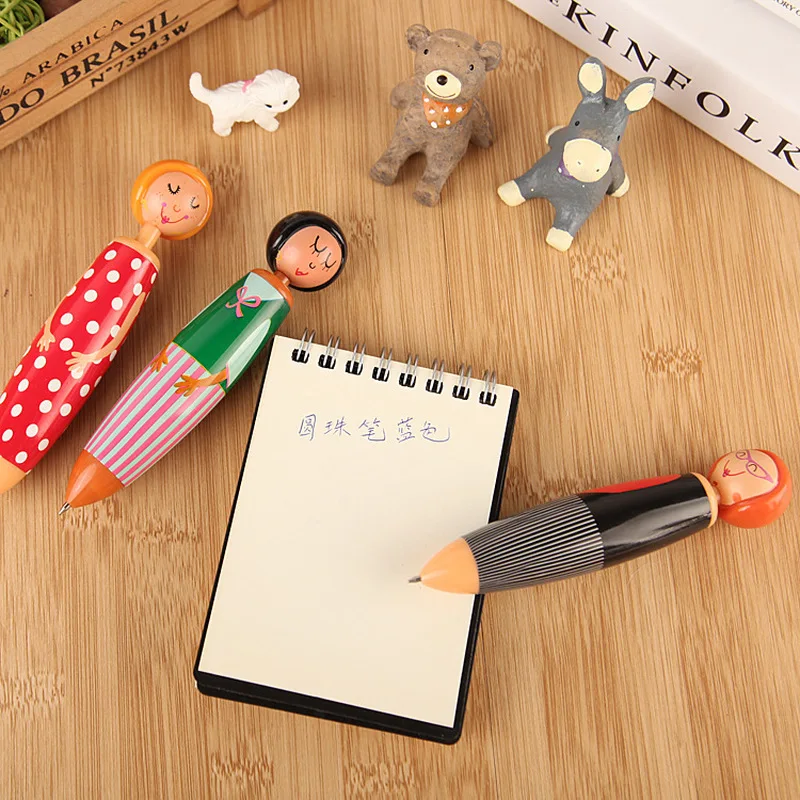 1 шт. случайный стиль корейские канцелярские товары мультяшная Шариковая