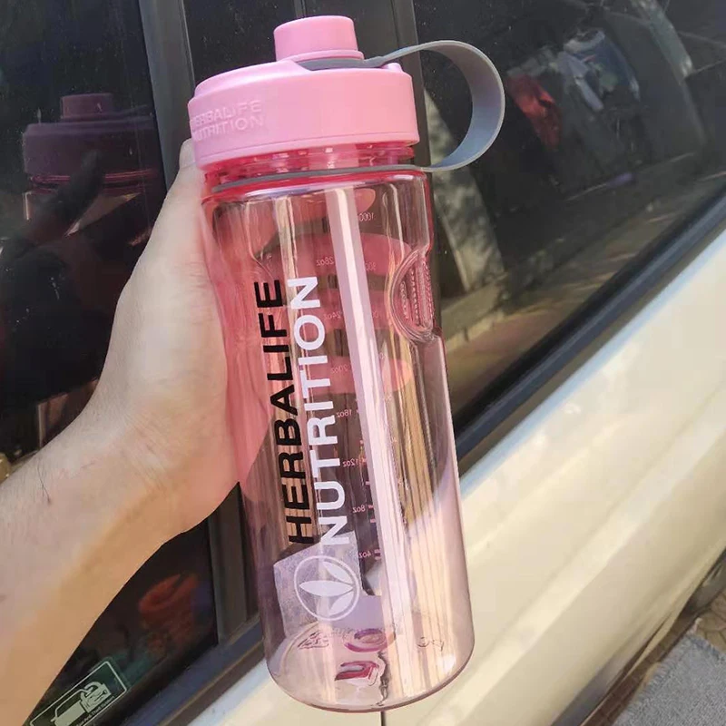 

Бутылка для воды Herbalife 6 видов цветов, 1000 мл, Спортивная, пластиковая