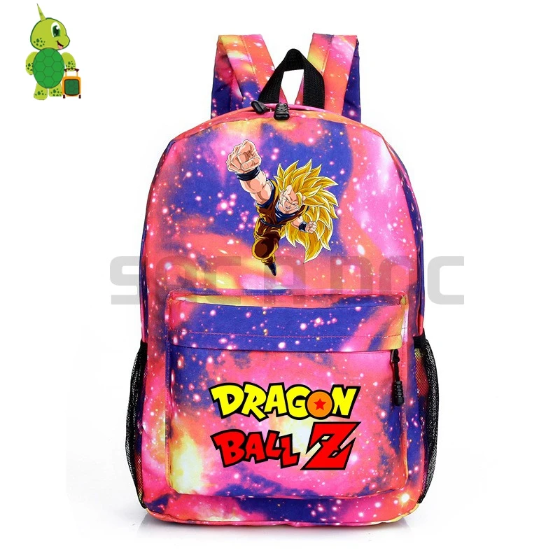 27 Mochila Dragon Ball Z рюкзак Goku Super Saiyan для мальчиков и девочек рюкзак для подростков школьные сумки галактика Звездная ночь дорожная сумка - Цвет: 27