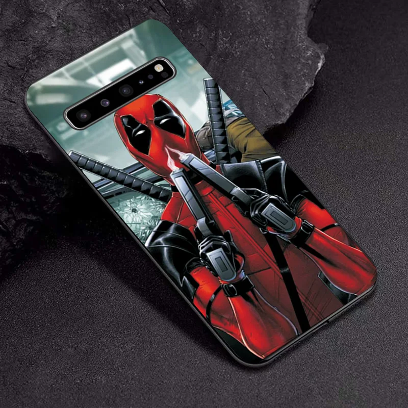 TPUBLK622 Человек-паук Дэдпул для samsung Galaxy S10 5G S10E чехол S10 Lite Plus черный ТПУ чехол для телефона для samsung S7 Edge S8 S9 Plus чехол - Цвет: TPUBLK622