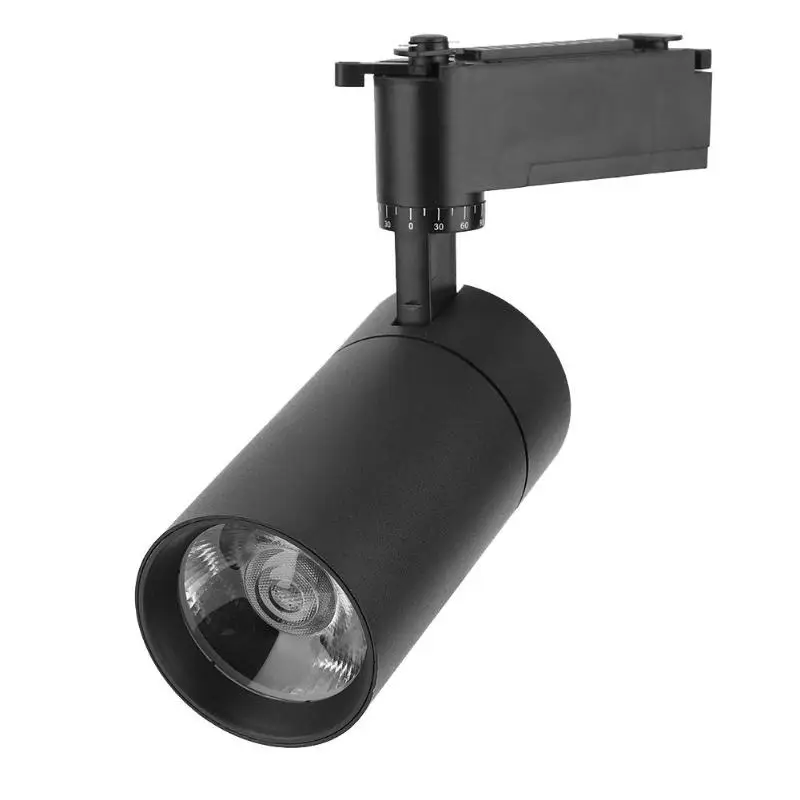 

COB 10W 20W 30W LED Track Lamps Adjustable Aluminum Store Office Home Spotlights High Temperature Grinding Treatment