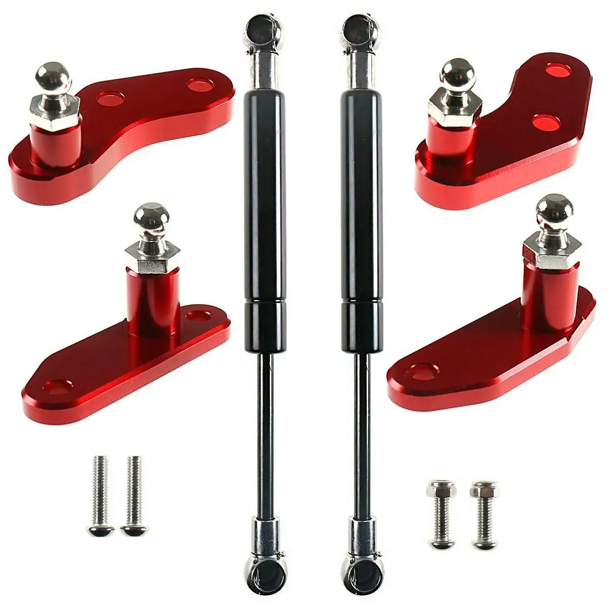 

NEW 1Set Red Billet Aluminum Screws Anodized Hydraulic Rod Door Opener Kits For Can-Am Maverick X3 2017-2020