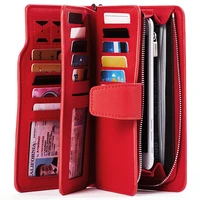 wallet female pu leather wallet leisure purse red style 3 fold top quality women wallets long coin purse card holders carteras