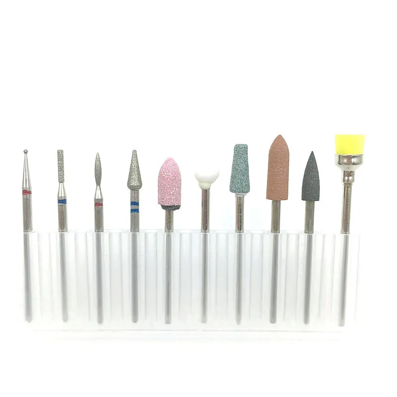 1 набор сверл для ногтей пилка электрические роторные заусенцы полировка